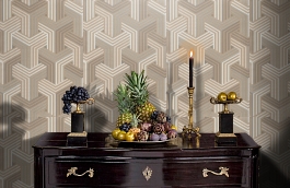 Обои 6005-03 фото в интерьере гостиной превью