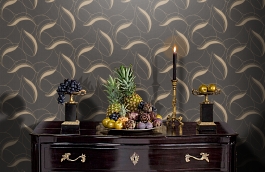 Обои 6128-7 фото в интерьере гостиной превью