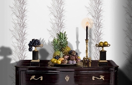 Обои 6138-3 фото в интерьере гостиной превью