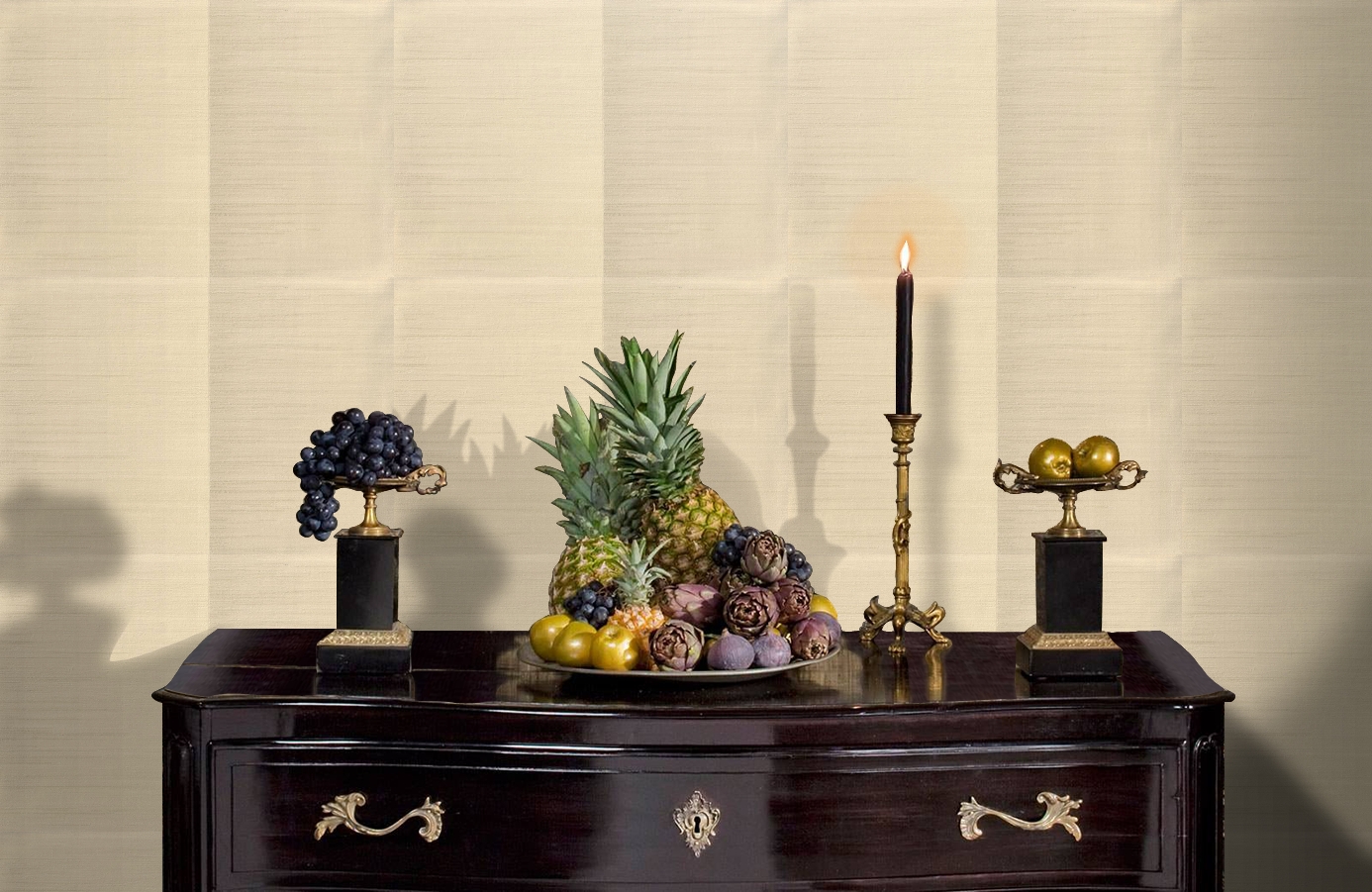 Обои 7016-02 фото в интерьере гостиной