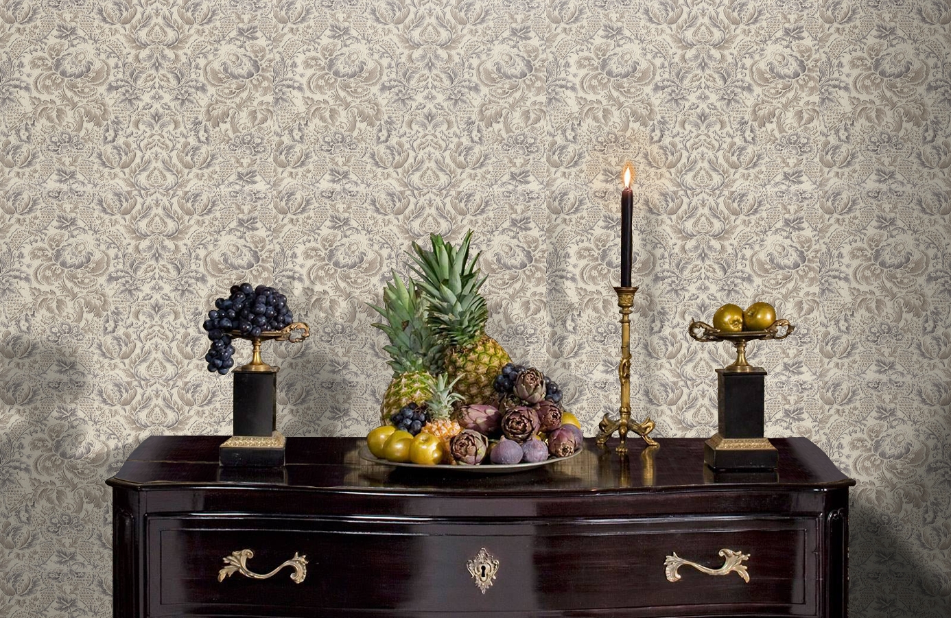 Обои 7031-02 фото в интерьере гостиной
