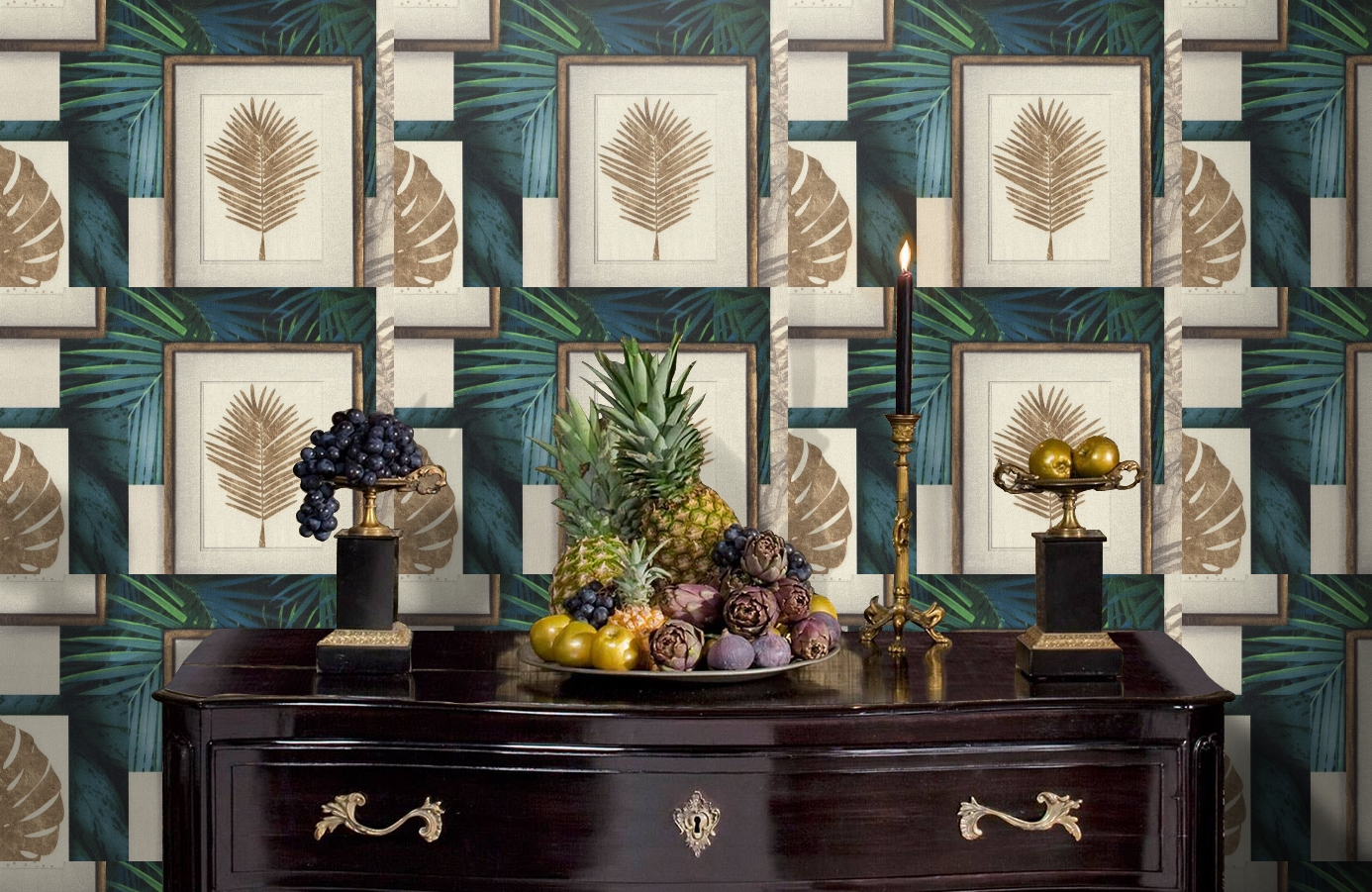 Обои 7043-01 фото в интерьере гостиной Обои 7043-01 фото в интерьере гостиной