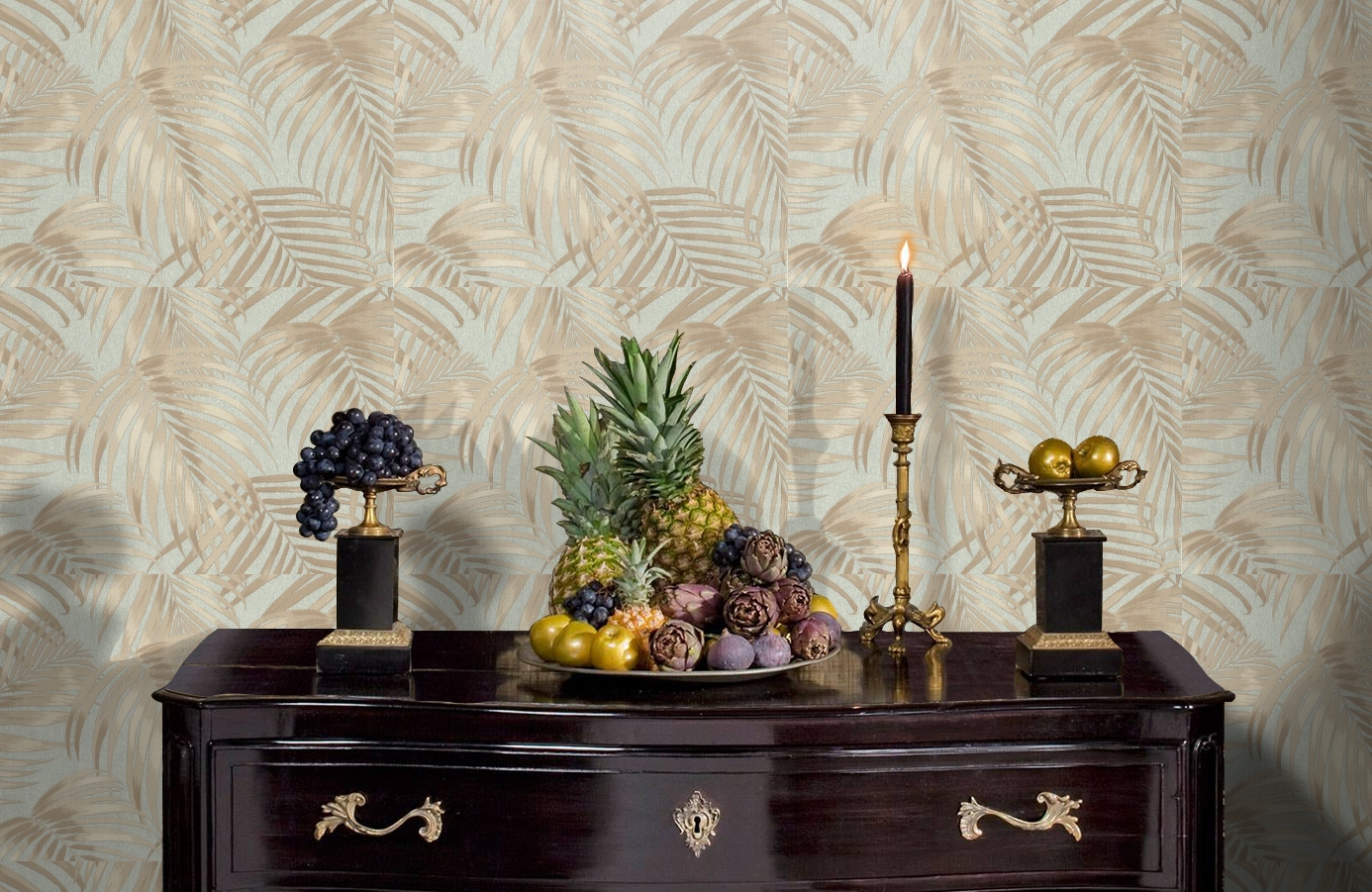 Обои 7044-04 фото в интерьере гостиной