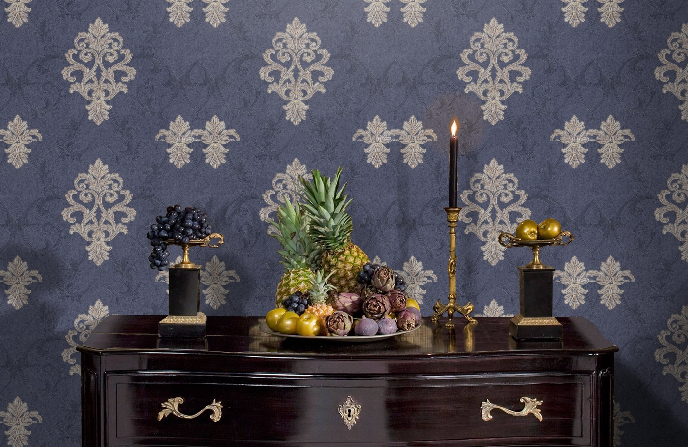 Обои 7053-20 фото в интерьере гостиной Обои 7053-20 фото в интерьере гостиной