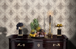 Обои 7055-06 фото в интерьере гостиной превью