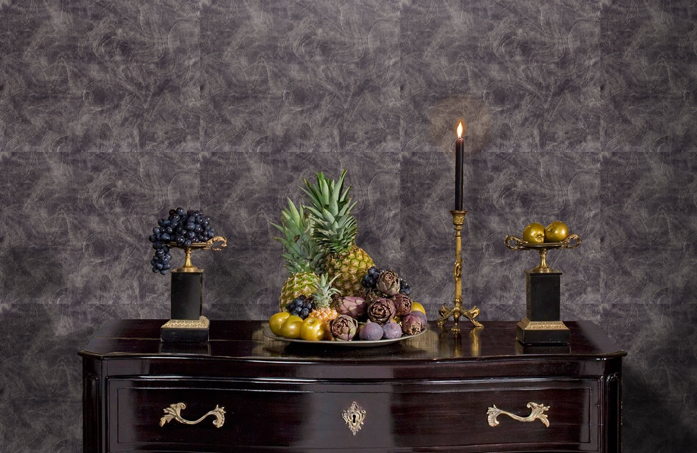 Обои 7057-22 фото в интерьере гостиной