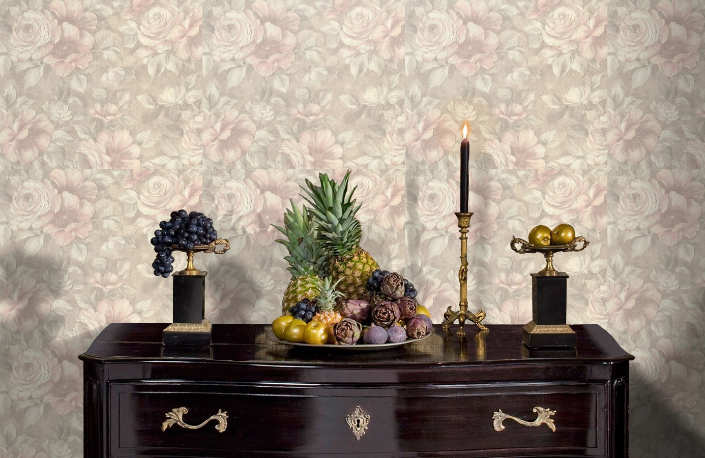 Обои 7058-01 фото в интерьере гостиной