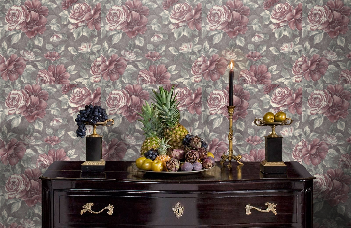 Обои 7053-22 фото в интерьере гостиной