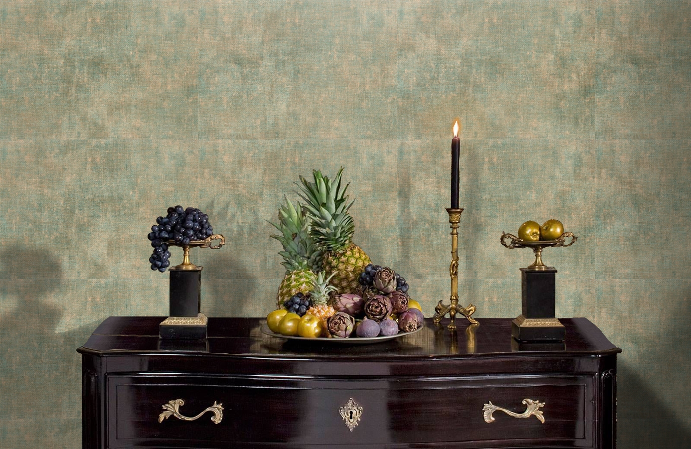 Обои 7061-04 фото в интерьере гостиной