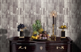 Обои 7062-18 фото в интерьере гостиной превью