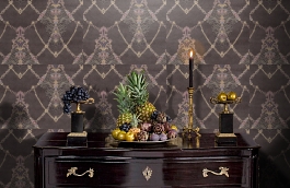 Обои 7064-12 фото в интерьере гостиной превью