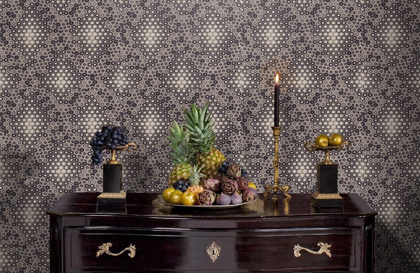 Обои 7076-12 фото в интерьере гостиной