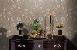 Обои 7080-12 фото в интерьере гостиной превью