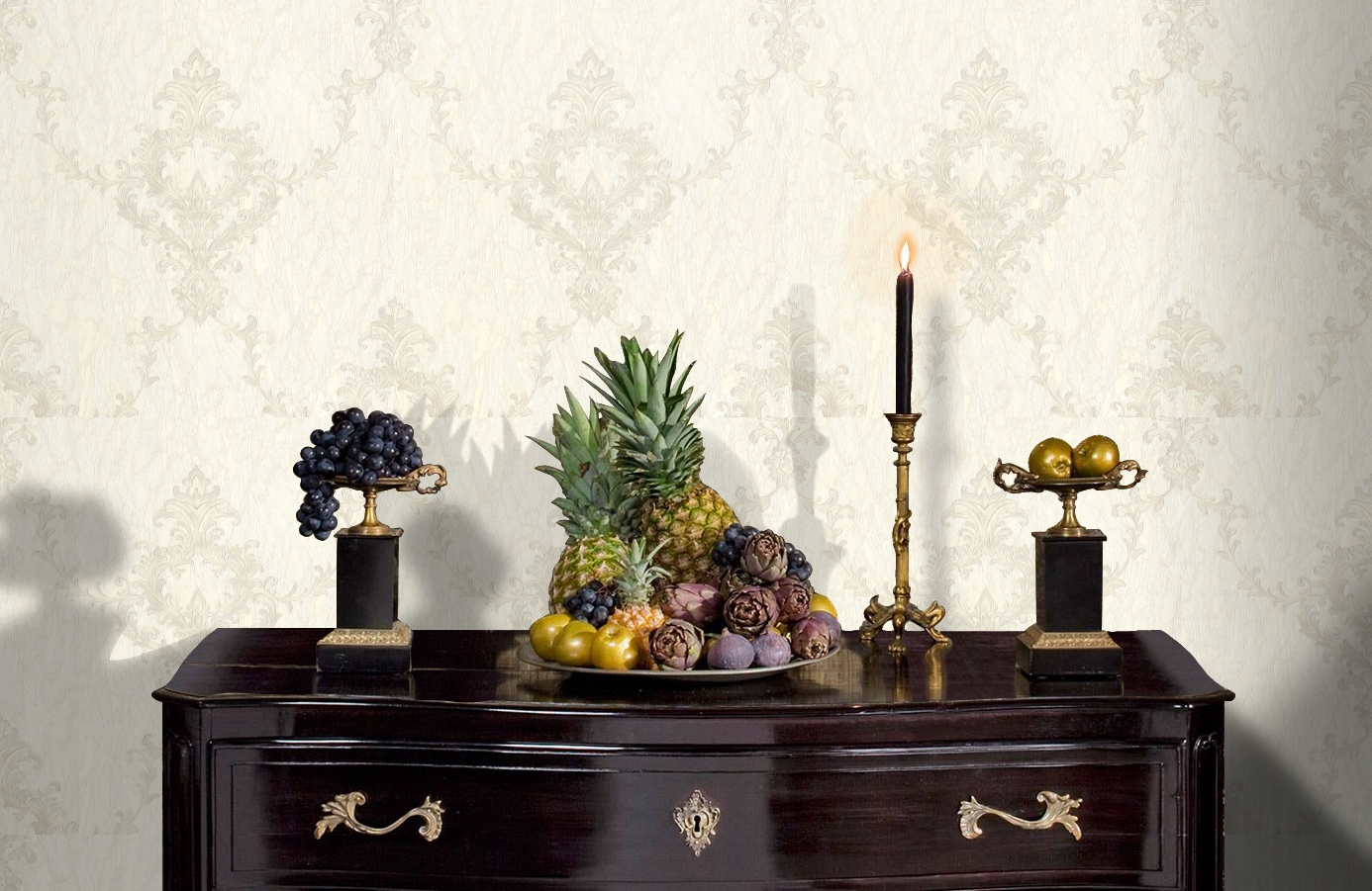 Обои 7082-00 фото в интерьере гостиной