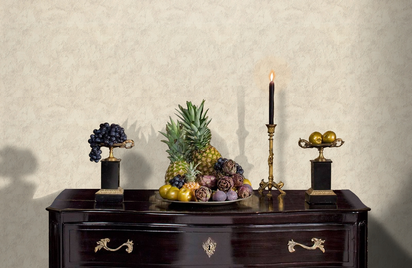 Обои 7085-02 фото в интерьере гостиной