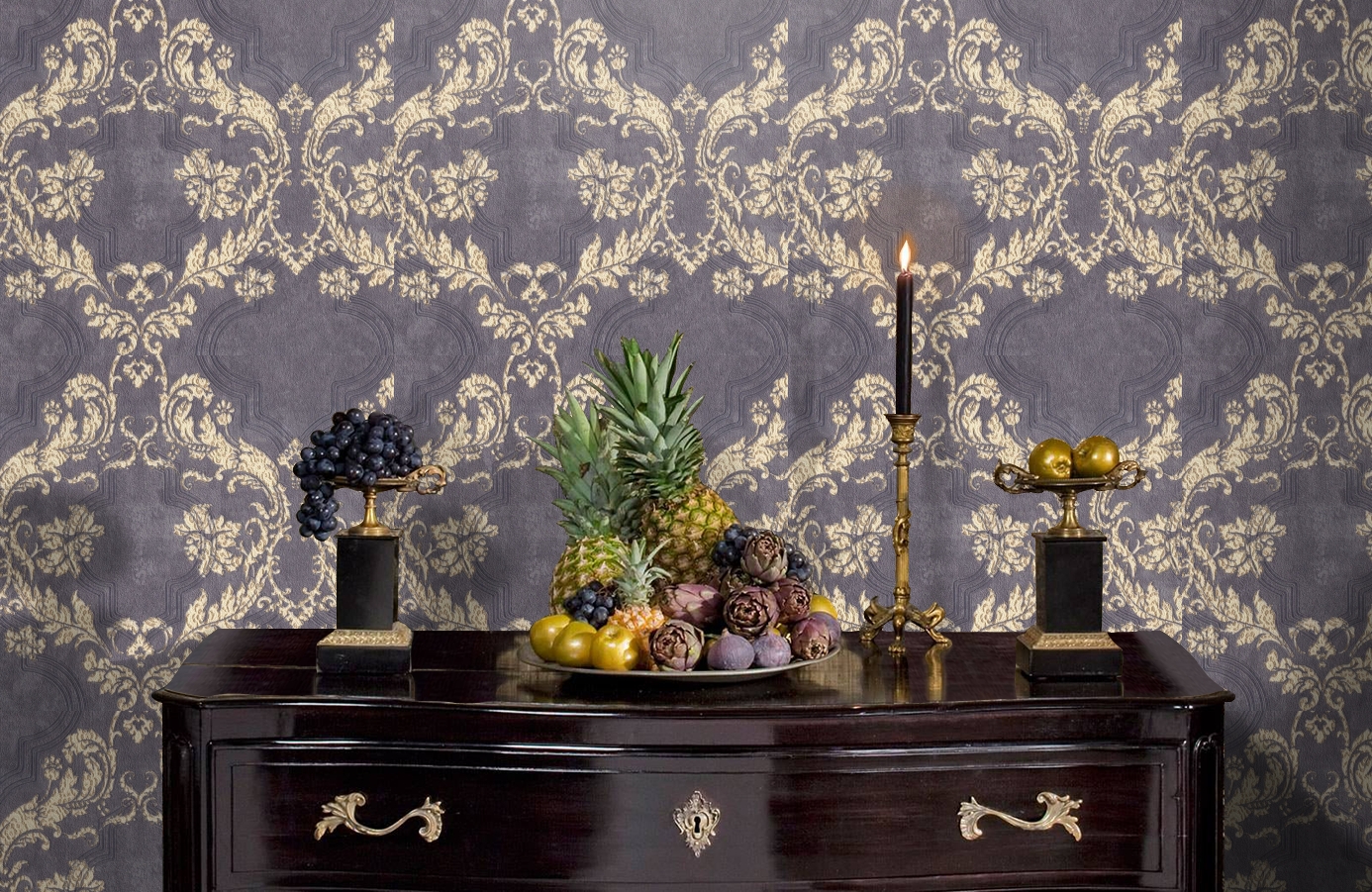 Обои 7090-22 фото в интерьере гостиной