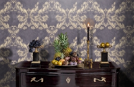 Обои 7090-22 фото в интерьере гостиной превью