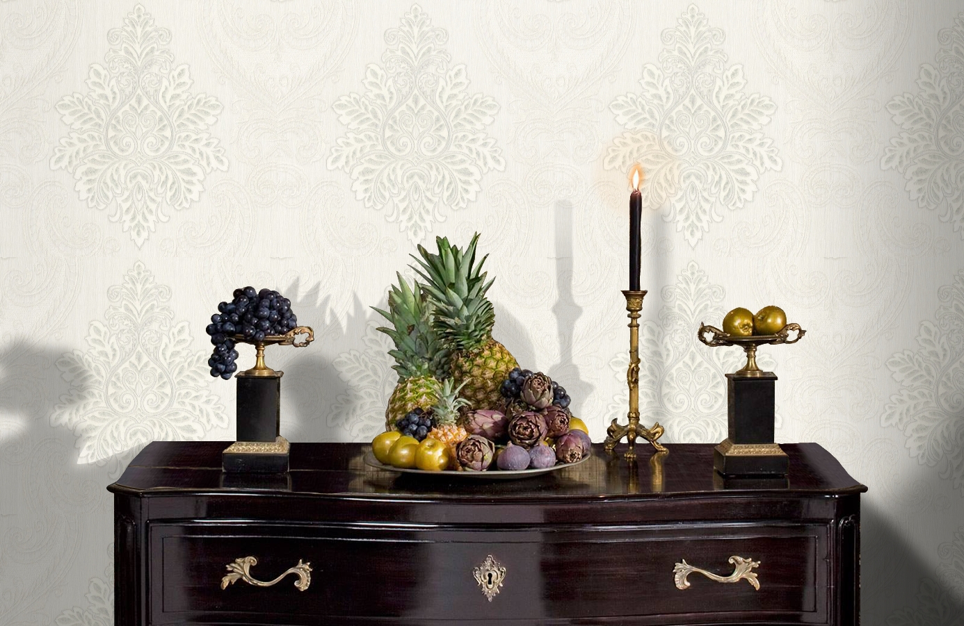 Обои 7098-00 фото в интерьере гостиной