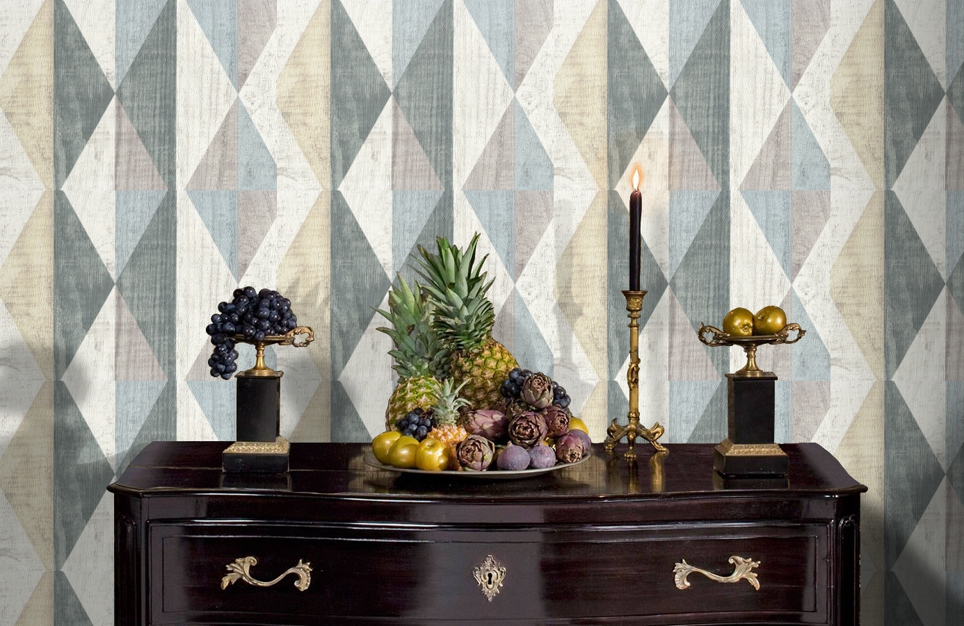 Обои 7104-04 фото в интерьере гостиной