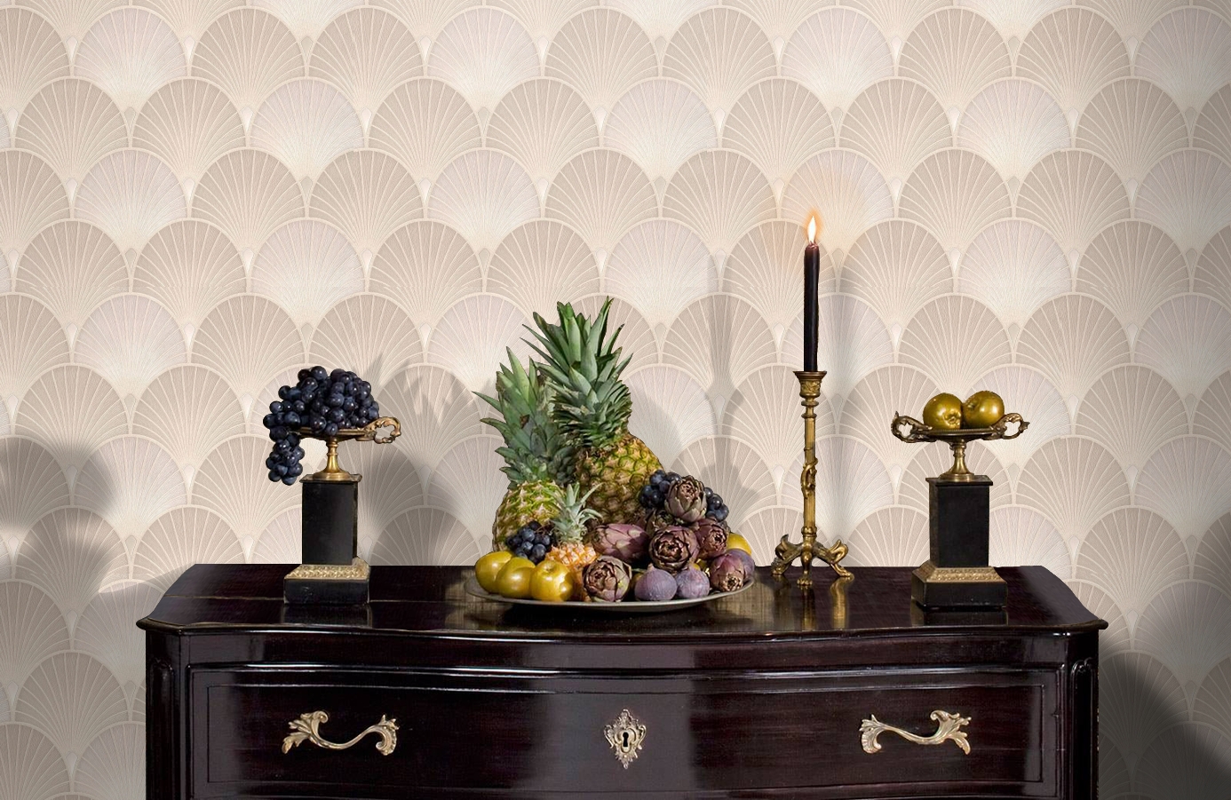 Обои 7109-01 фото в интерьере гостиной