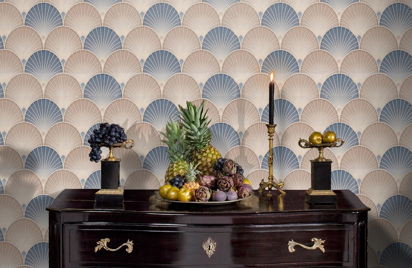 Обои 7109-03 фото в интерьере гостиной