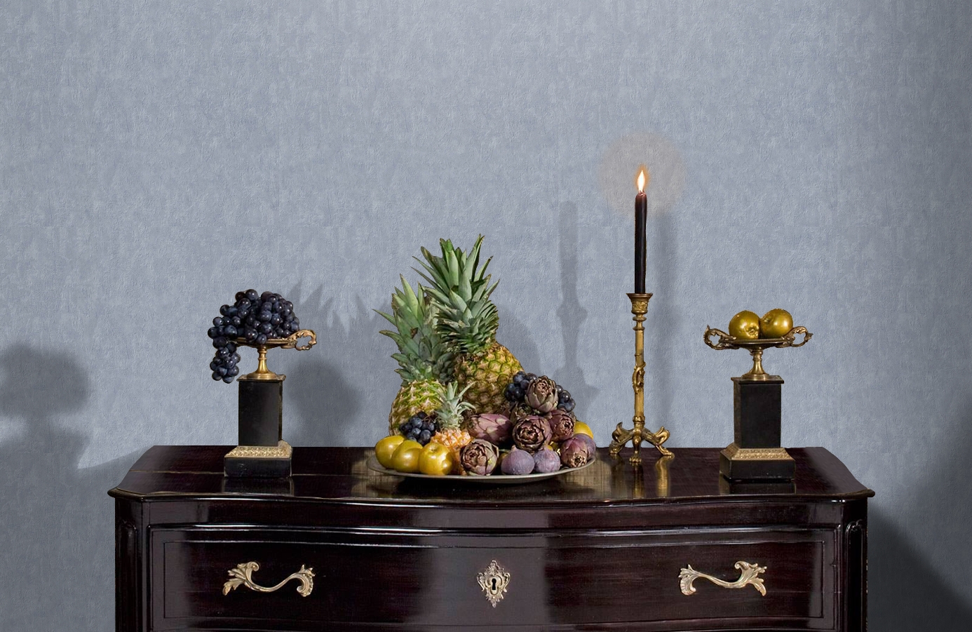 Обои 7110-03 фото в интерьере гостиной