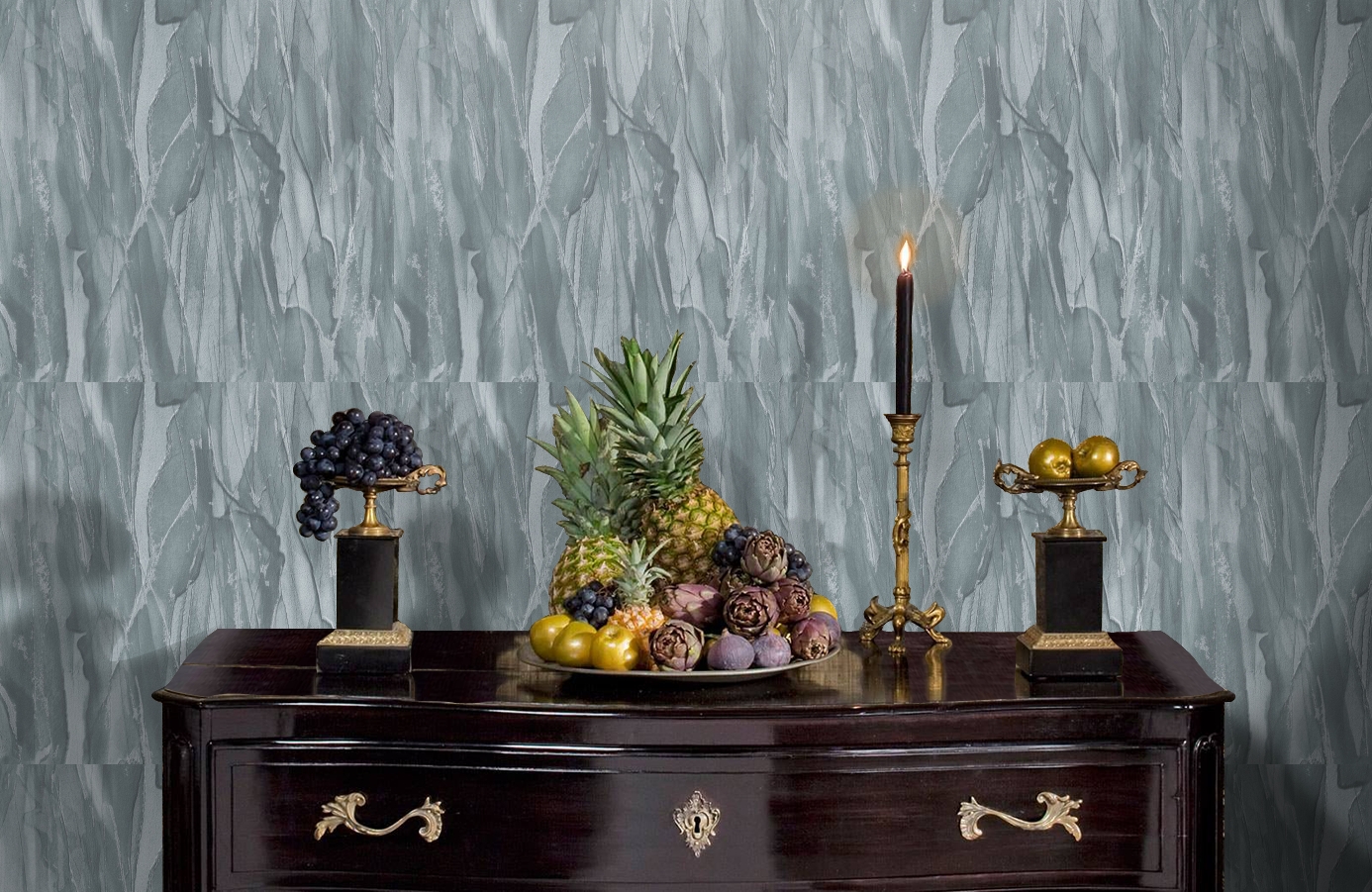 Обои 7114-04 фото в интерьере гостиной