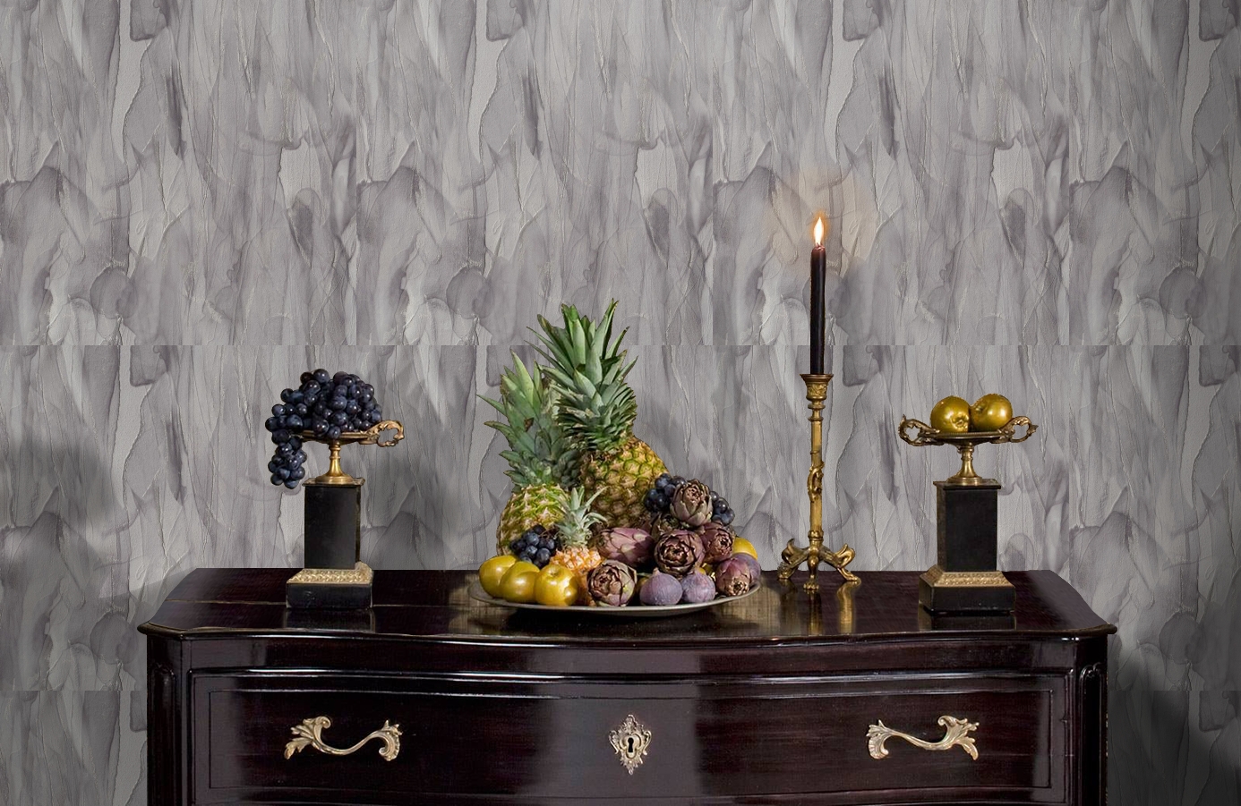 Обои 7114-23 фото в интерьере гостиной