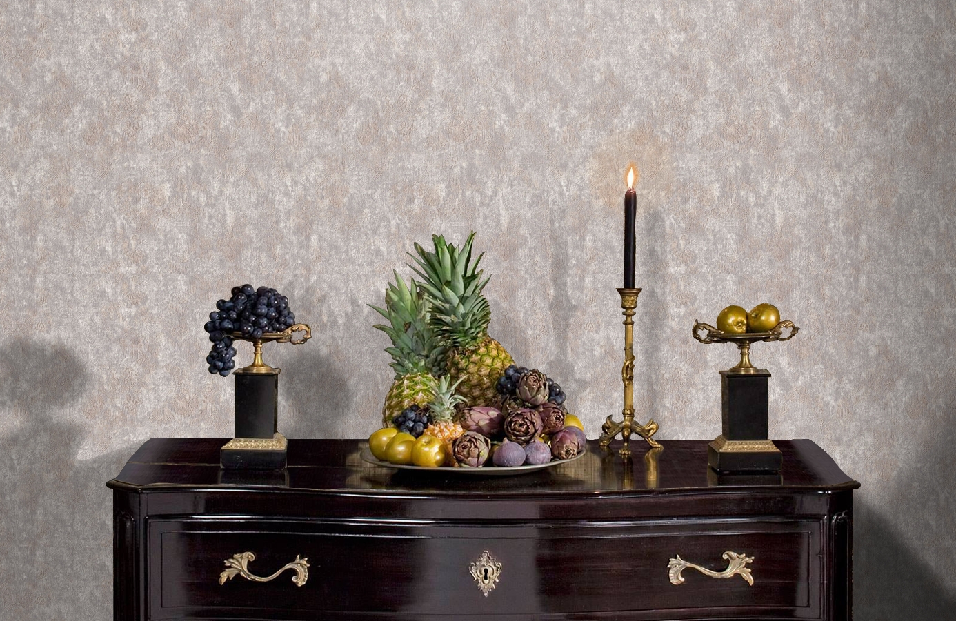 Обои 7116-11 фото в интерьере гостиной