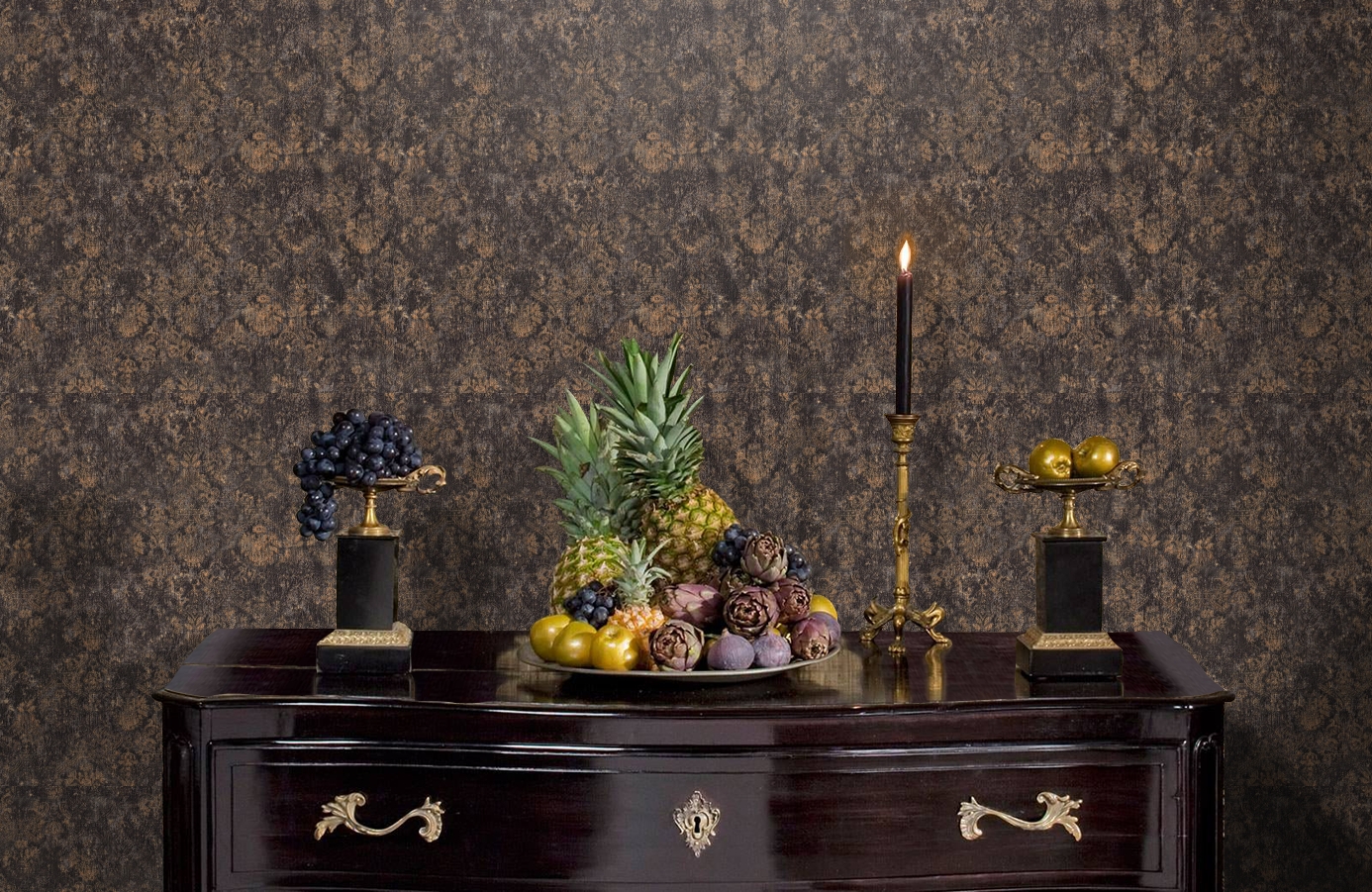 Обои 7116-22 фото в интерьере гостиной