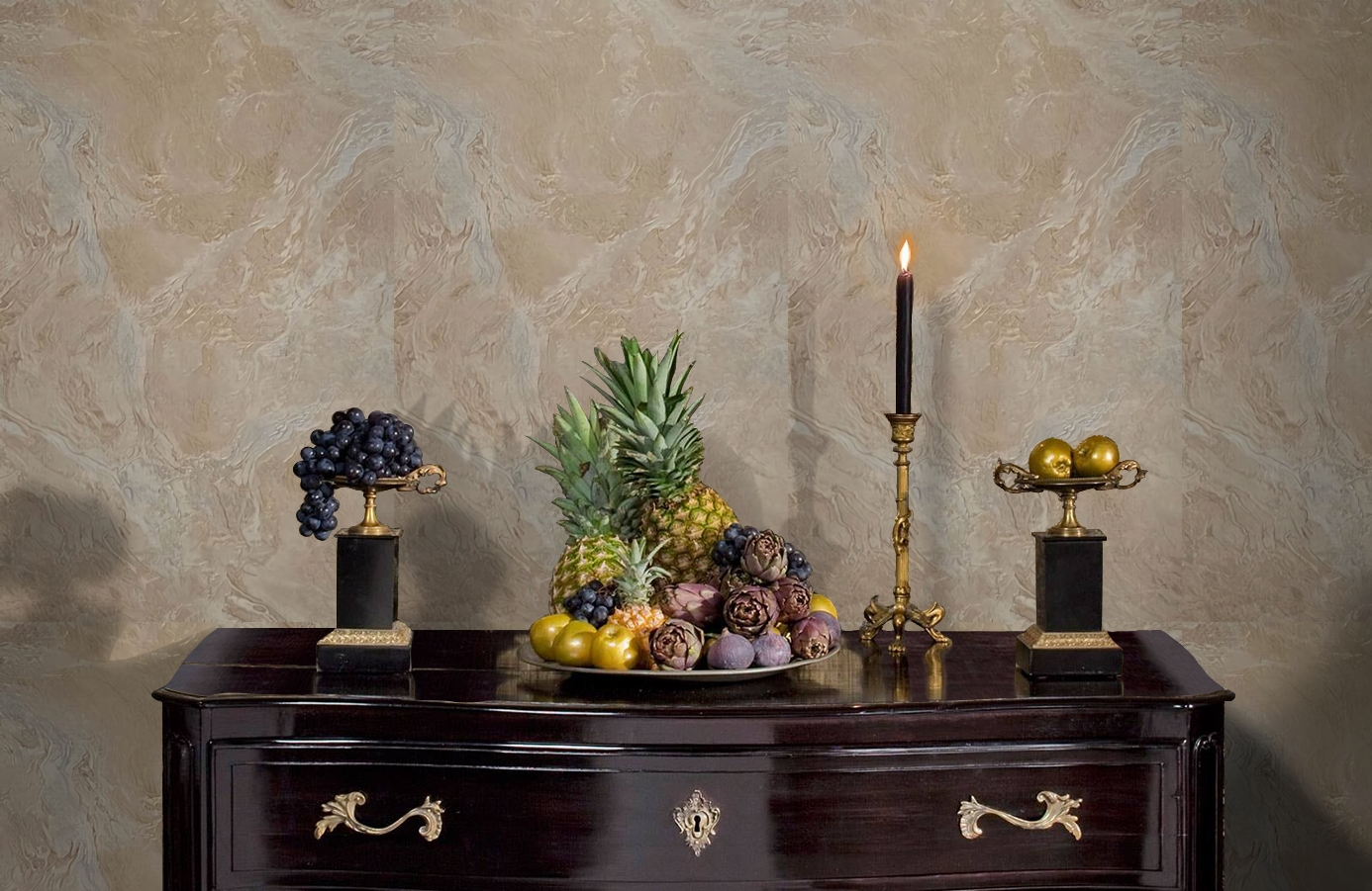 Обои 71517 фото в интерьере гостиной