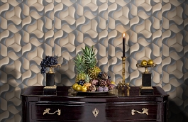 Обои 7153-16 фото в интерьере гостиной превью