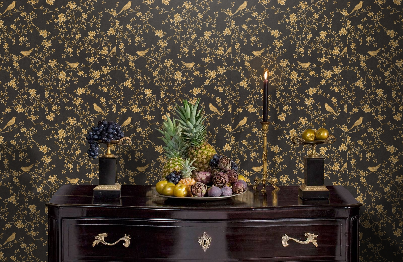 Обои 7165-22 фото в интерьере гостиной