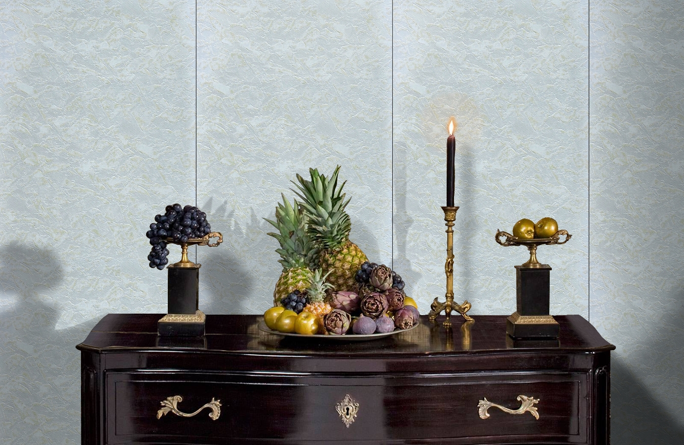 Обои 9003-03 фото в интерьере гостиной