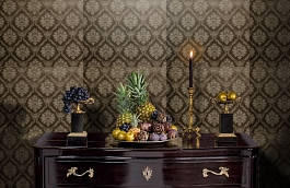 Обои DI001 фото в интерьере гостиной превью