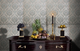 Обои DI004 фото в интерьере гостиной превью