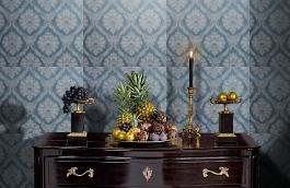 Обои DI009 фото в интерьере гостиной превью