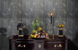 Обои DI021 фото в интерьере гостиной превью