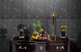 Обои DI027 фото в интерьере гостиной превью