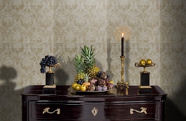 Обои DI037 фото в интерьере гостиной превью