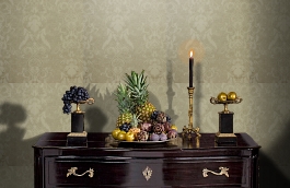 Обои DI049 фото в интерьере гостиной превью