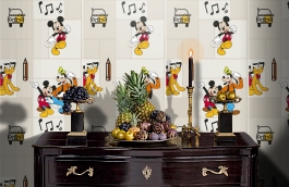 Обои E-D-001A фото в интерьере гостиной превью