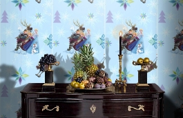 Обои E-D-002 фото в интерьере гостиной превью