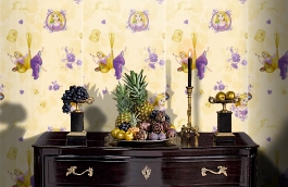 Обои E-D-003A фото в интерьере гостиной превью