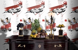 Обои E-D-007B фото в интерьере гостиной превью