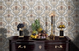 Обои R11901 фото в интерьере гостиной превью