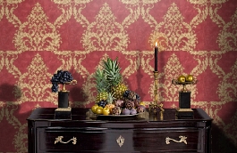 Обои R1913 фото в интерьере гостиной превью