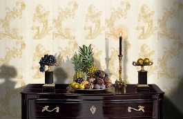 Обои R1929 фото в интерьере гостиной превью