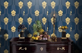 Обои R22107 фото в интерьере гостиной превью