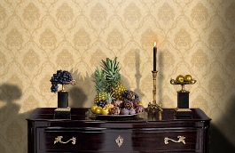 Обои R22123 фото в интерьере гостиной превью